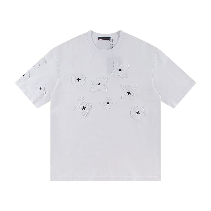 LOUIS VUITTON 루이비통 6434 모노그램 패치워크 자수 반팔 2COLOR