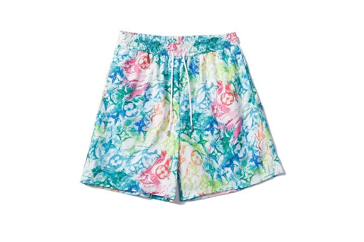 LOUIS VUITTON 루이비통 6452 파스텔 모노그램 스윔 쇼츠