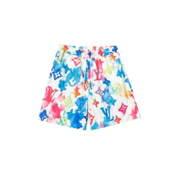 LOUIS VUITTON 루이비통 6454 물감 모노그램 스윔 쇼츠