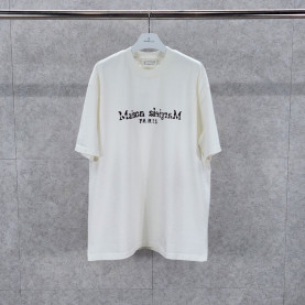 MAISON MARGIELA 메종마르지엘라 파리로고 반팔 티셔츠 2COLOR