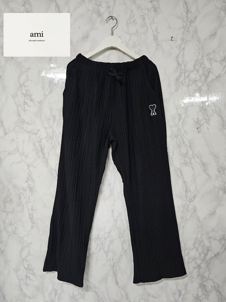 AMI 아미 플리츠 와이드 팬츠 2COLOR
