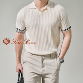 ●4월 판매 18위● LOROPIANA 로로피아나 오픈카라 2COLOR