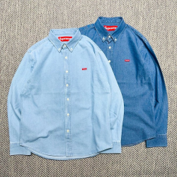 SUPREME 슈프림 패치 데님 셔츠