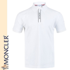 MONCLER 몽클레어 버튼 로고 카라티 2COLOR