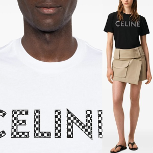 CELINE 셀린느 체커로고 반팔 2COLOR