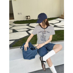 DIOR 디올 린넨 니트 티셔츠