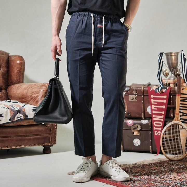 THOM BROWNE 톰브라운 초경량 스포츠 린넨펜츠 5COLOR