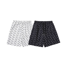 BALENCIAGA 발렌시아가 6455 올오버 로고 프린트 스윔 쇼츠