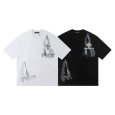 CHROME HEARTS 크롬하츠 6504 그래피티 크로스 반팔