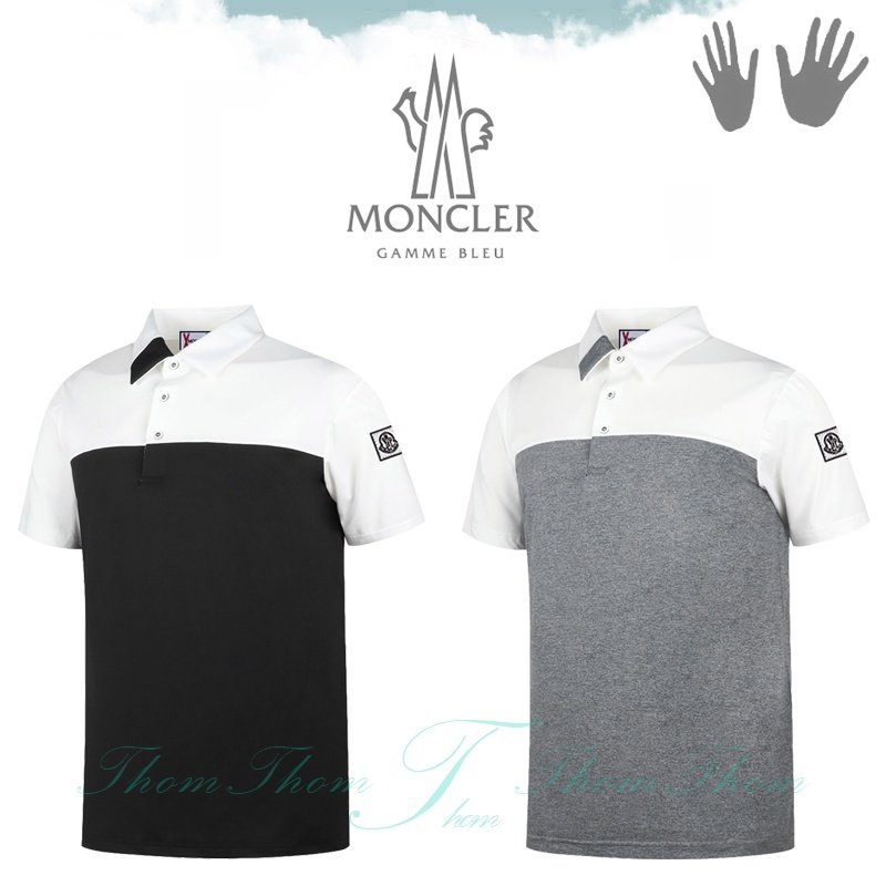 MONCLER 몽클레어 감마블루 로스터 카라 반팔