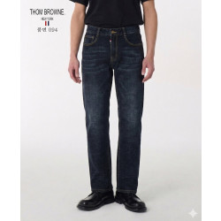 THOM BROWNE 톰브라운 슬림 일자 청바지(094)
