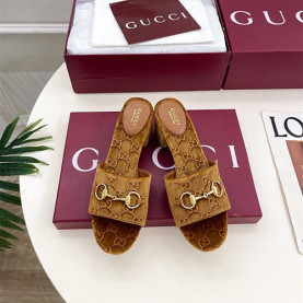 GUCCI 구찌 여성용 슬리퍼 (굽높이5.5CM) G80974 2COLOR