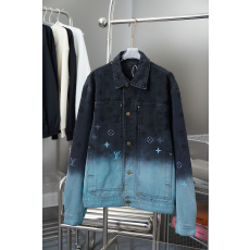 LOUIS VUITTON 루이비통 64260 모노그램 그라디언트 데님 자켓