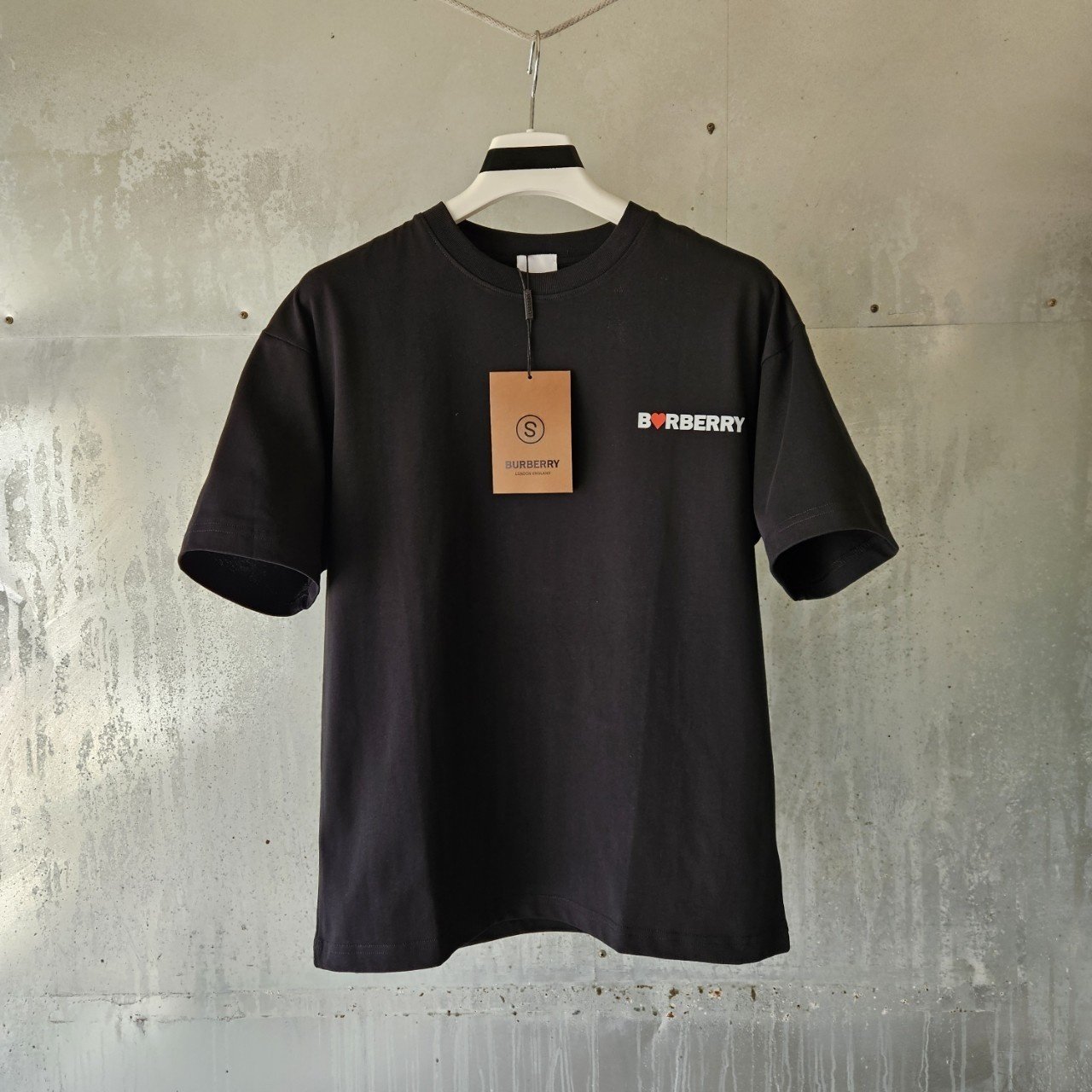 BURBERRY 버버리 빽기사 로고 티셔츠