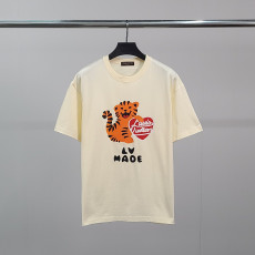 LOUIS VUITTON 루이비통 X 휴먼메이드 타이거 코튼 반팔티