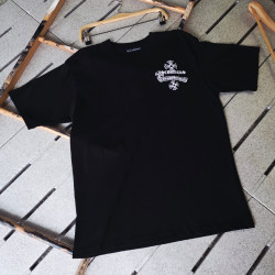 CHROME HEARTS 크롬하츠 플러스 레터링 자수로고  티셔츠