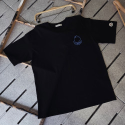 MONCLER 몽클레어 레터링 자수 로고 티셔츠 2COLOR